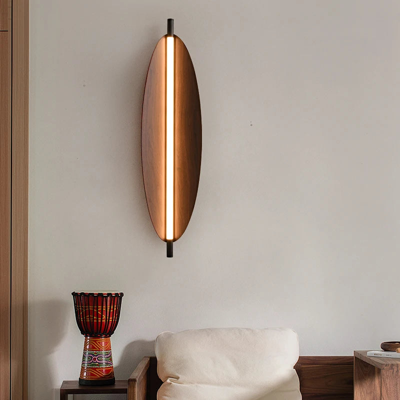 lustre japonais rétro design feuilles pour salle à manger - vue 3 sur 11