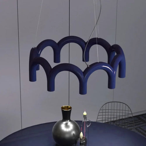 lustre led minimaliste moderne pour tables alimentaires design luminaire - vue 3 sur 14
