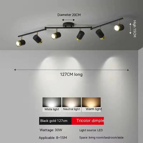 plafonnier à spots Led - vue 17 sur 23