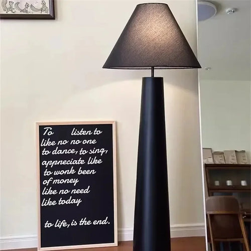 lampe de lecture sur pied style wabi sabi en forme de champignon - vue 5 sur 8