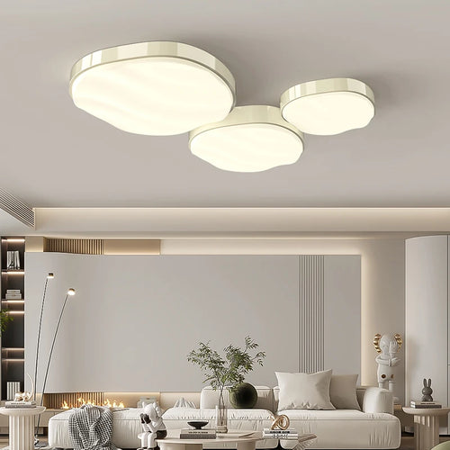 Plafonnier design moderne à leds brillant protection des yeux décoratif - vue 2 sur 10