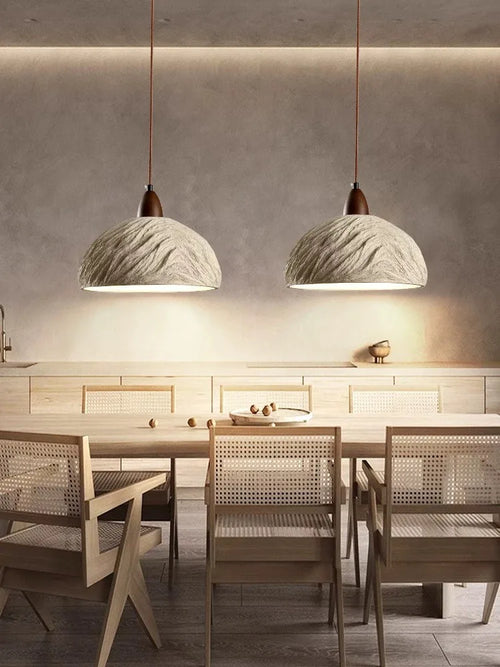 plafonnier led design en pierre pour intérieur moderne - vue 2 sur 7