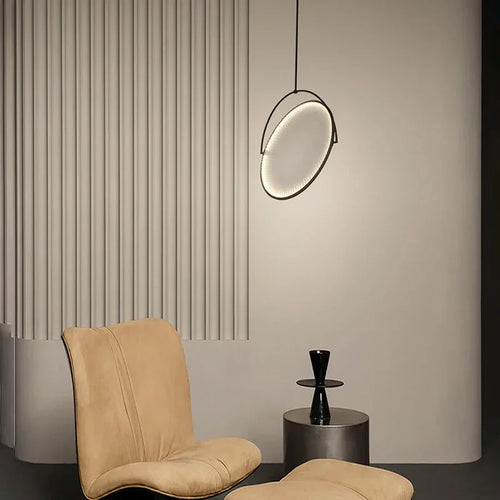 lustre en tissu nordique design soucoupe volante créative et moderne - vue 3 sur 9