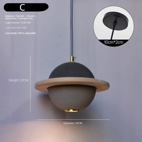 lustre moderne à led design créatif pour enfants - vue 10 sur 15