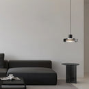 suspension moderne en acier inoxydable et verre design