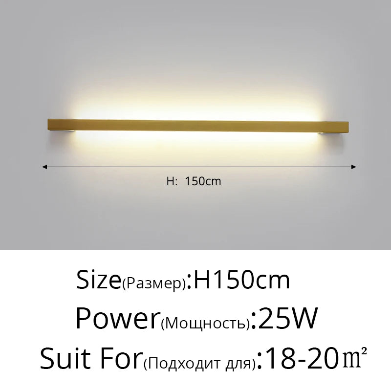Applique murale à bande LED minimaliste moderne - vue 16 sur 16