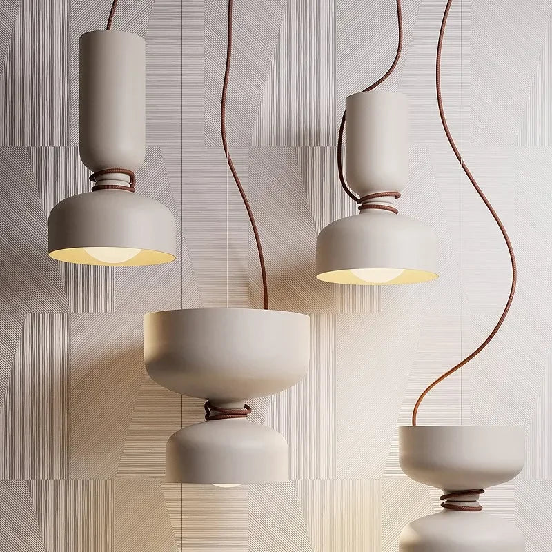 suspension nordique moderne à led pour décoration intérieure créative - vue 4 sur 24