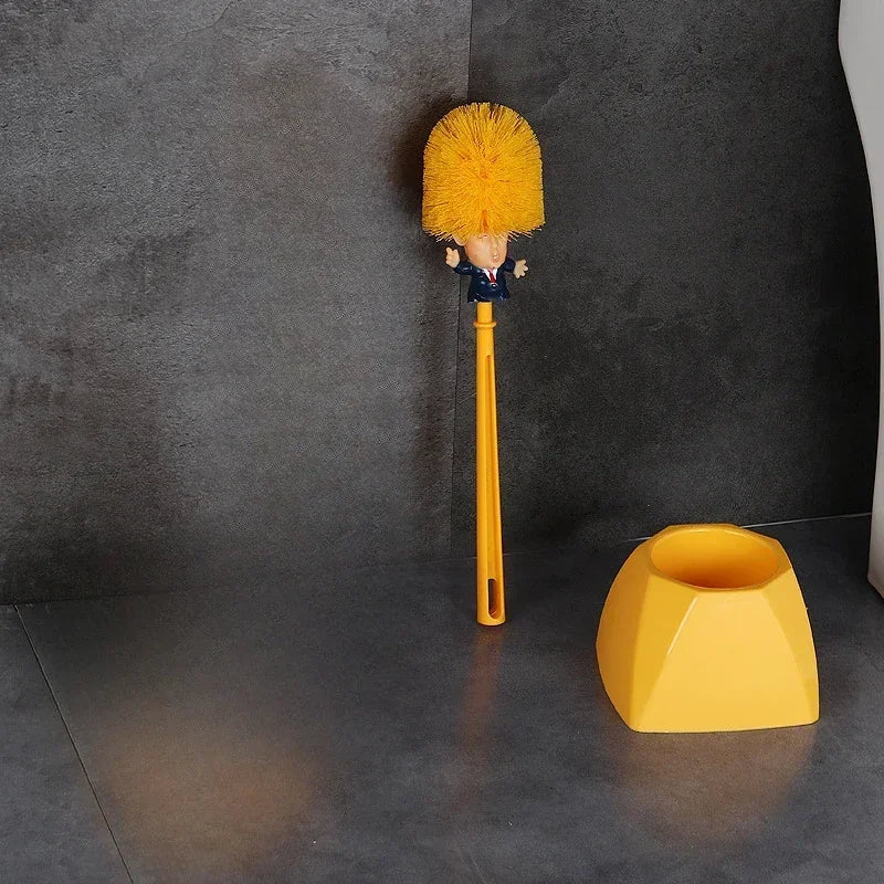 fournitures de toilette trump brosse de nettoyage amusante et pratique - vue 9 sur 10