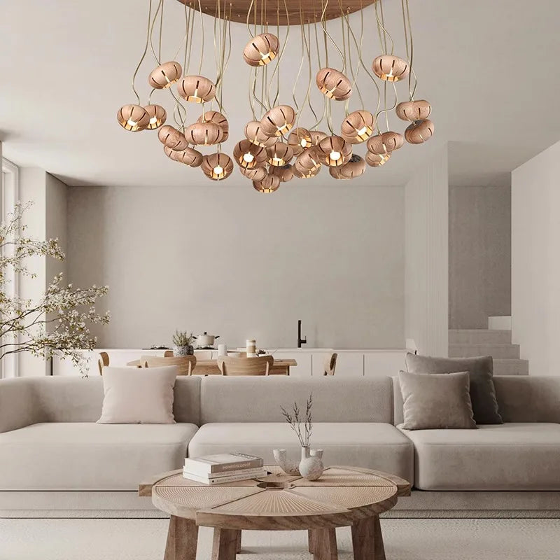 Lustre original design moderne luminaire décoratif d'intérieur - vue 3 sur 20