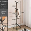 porte-vêtements vertical en forme de branche pour accessoires divers