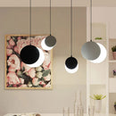 suspension moderne lumière décorative design lune intérieur