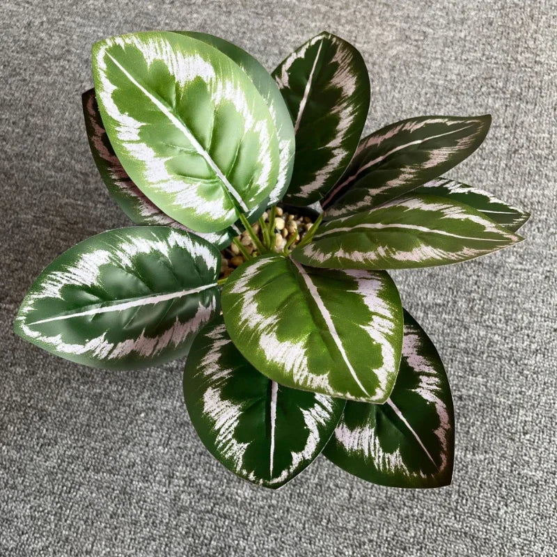 feuilles de phénix artificielles décoration verte en plastique - vue 9 sur 40