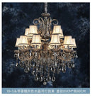lustre en cristal pour éclairage moderne et élégant