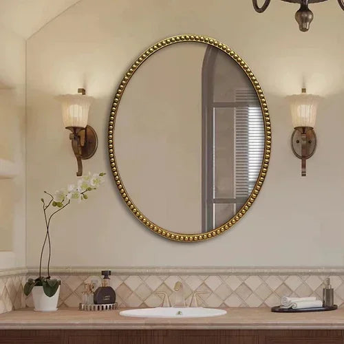 miroirs décoratifs ovales en macramé pour décoration murale - vue 10 sur 13