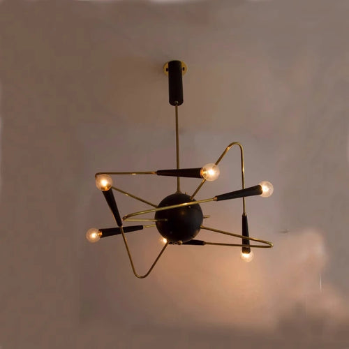 suspension nordique design industriel éclairage moderne pour intérieur - vue 4 sur 9