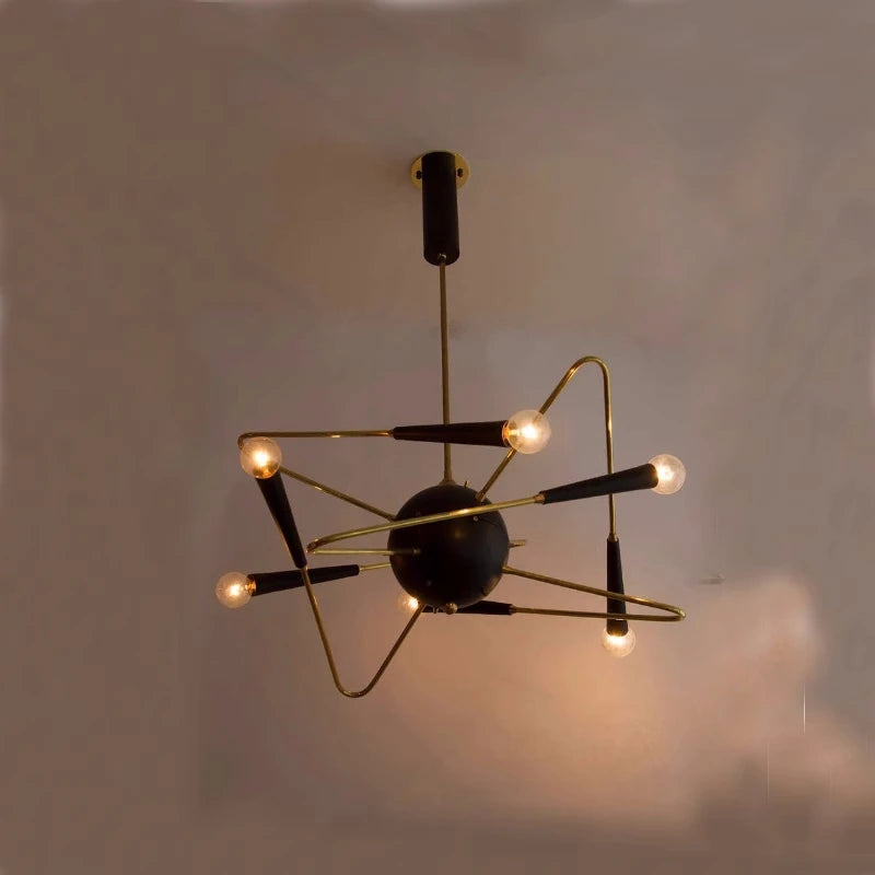 suspension nordique design industriel éclairage moderne pour intérieur - vue 3 sur 9