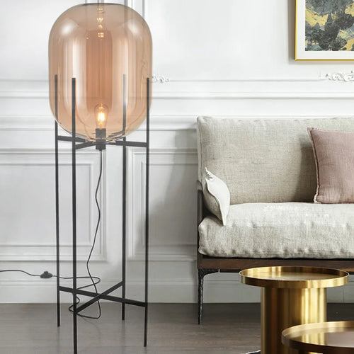 lampadaire post-moderne simple avec verre de cognac - vue 4 sur 9