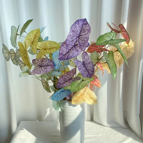 plantes artificielles feuillage taro décoration naturelle pour intérieur extérieur - vue 3 sur 10