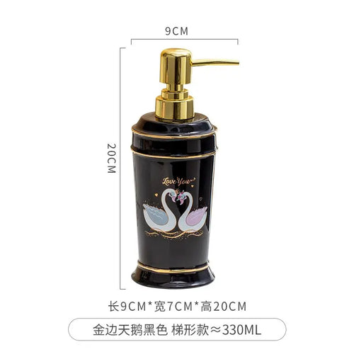 distributeur de savon céramique pour gel douche et désinfectant - vue 25 sur 30