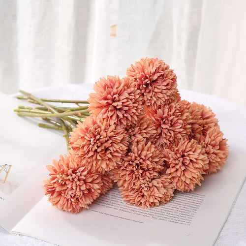 bouquet de fleurs artificielles pour décoration mariage et vases artisanaux - vue 13 sur 15