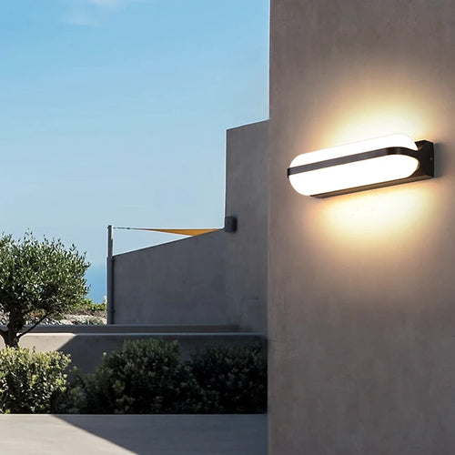 applique murale led étanche double tête pour extérieur - vue 2 sur 8