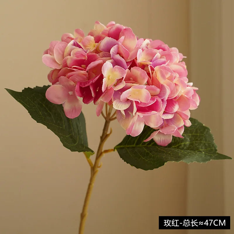 fleur d'hortensia artificielle réaliste pour décoration et bouquet