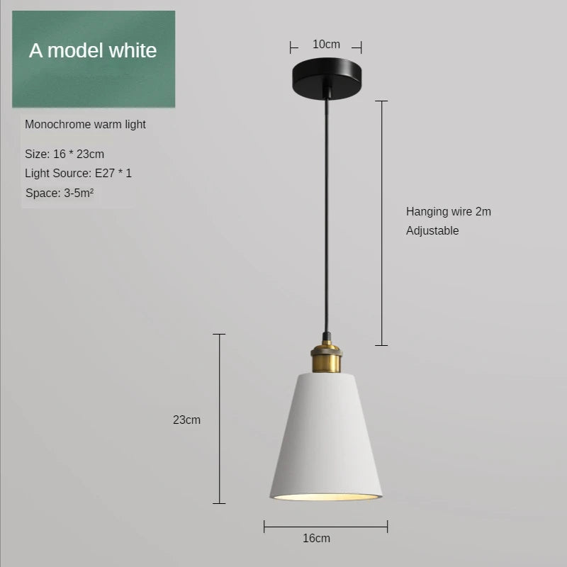 Suspension LED de Style industriel - vue 6 sur 22