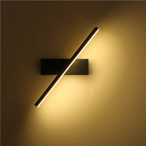 applique murale led moderne minimaliste rotative créative - vue 7 sur 7