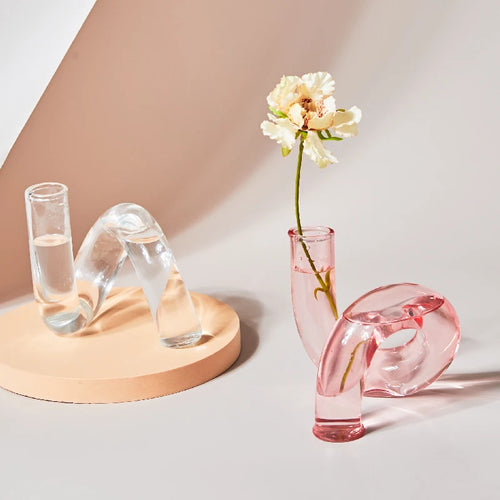 vases en verre bougeoirs décoratifs pour mariage et événements - vue 3 sur 14