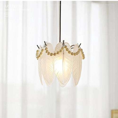 lustre moderne en verre design minimaliste pour intérieur élégant - vue 2 sur 9