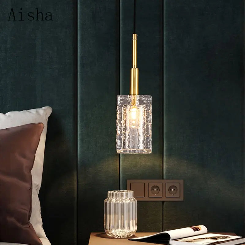 lustre en cristal doré design pour intérieur élégant et moderne - vue 3 sur 11