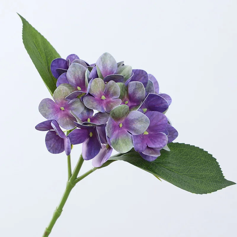 branche d'hortensia artificielle bouquet de fleurs décoratif - vue 13 sur 14