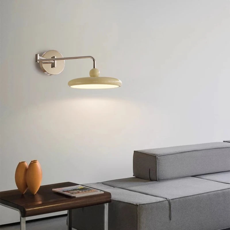 applique murale pliable nordique à led rétractable moderne - vue 5 sur 9