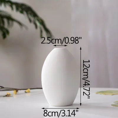 vase en céramique moderne pour fleurs séchées décoration artisanale - vue 11 sur 12