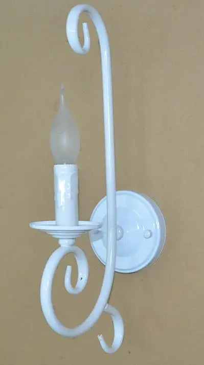 applique murale rustique en métal et fer à led - vue 10 sur 12