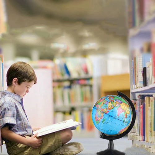 globe terrestre portable rotatif pour apprendre la géographie - vue 7 sur 7
