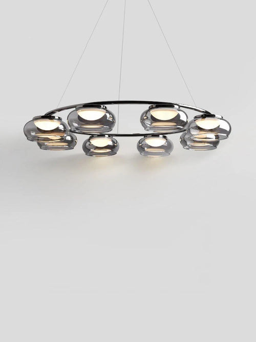 suspension en verre de luxe pour décoration moderne - vue 3 sur 9