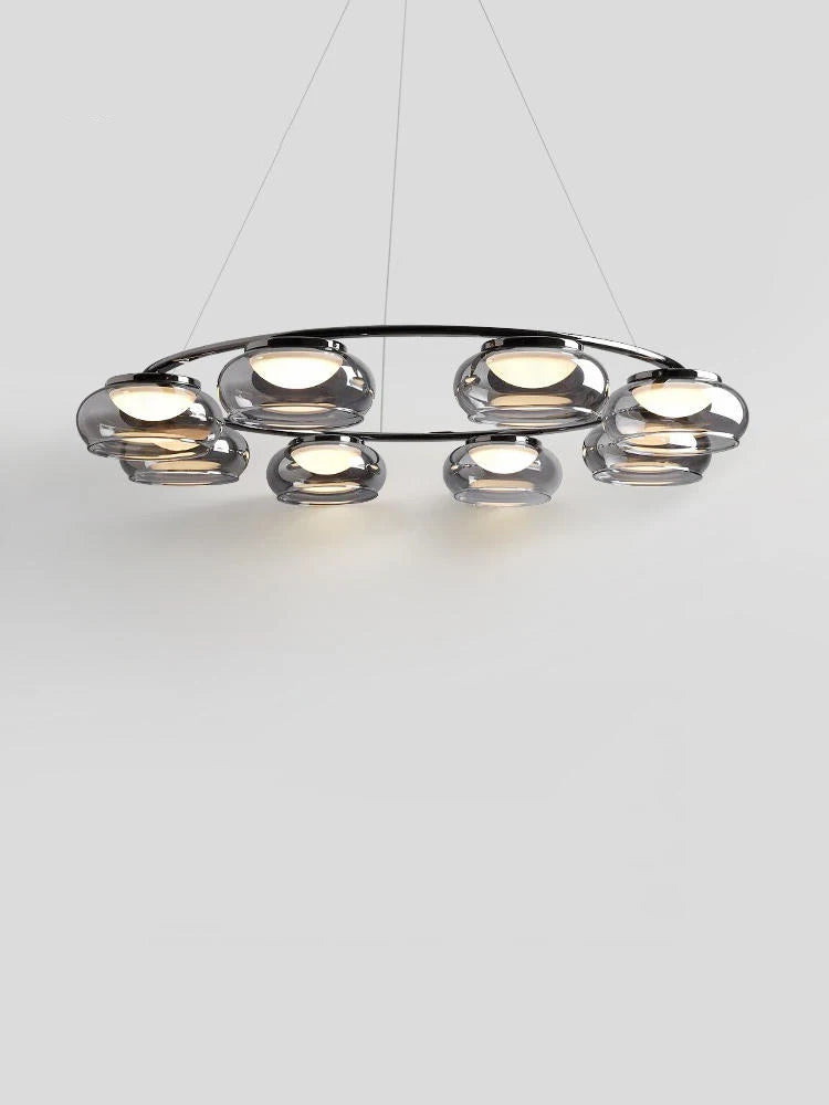 suspension en verre de luxe pour décoration moderne - vue 2 sur 9