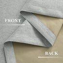 Rideau occultant sur mesure extra long style lin