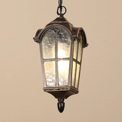 suspension extérieure vintage pour éclairage de patio et couloir - vue 8 sur 7
