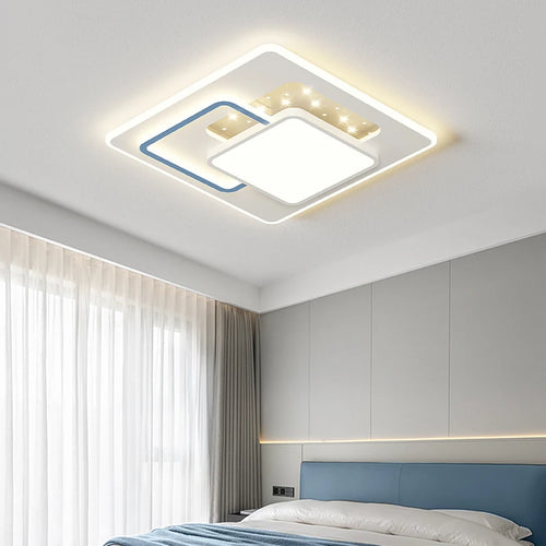 plafonnier led en forme de coeur pour enfants avec étoiles - vue 5 sur 19