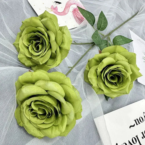 décoration florale en soie avec roses et branches pour fêtes - vue 10 sur 14