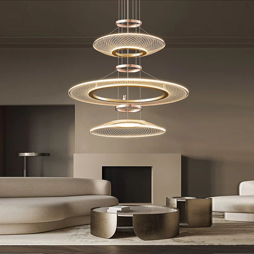 suspension double lampes led pour hôtel restaurant - vue 4 sur 11