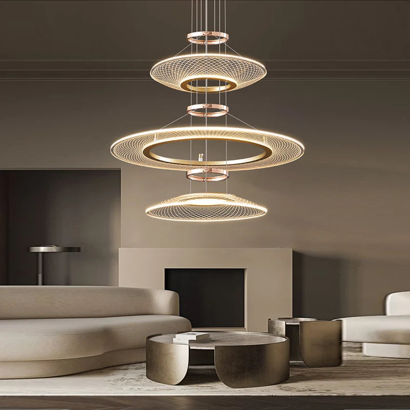 suspension double lampes led pour hôtel restaurant - vue 3 sur 11