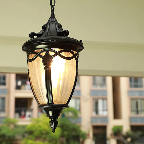 lustre étanche pour balcon et éclairage extérieur décoratif - vue 3 sur 10