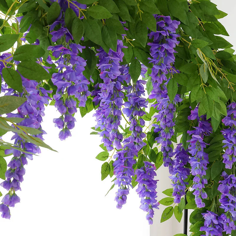 guirlande de fleurs artificielles pour décoration de mariage - vue 2 sur 10