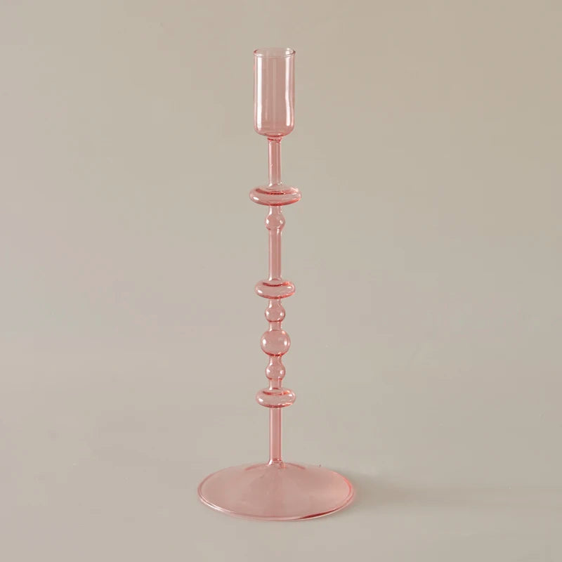 bougeoir en verre pour décoration intérieure créative et élégante - vue 15 sur 18