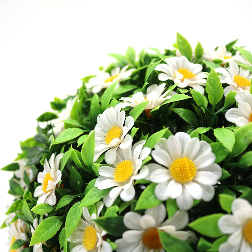 boule de fleurs artificielles pour décoration mariage jardin printemps Pâques - vue 4 sur 5