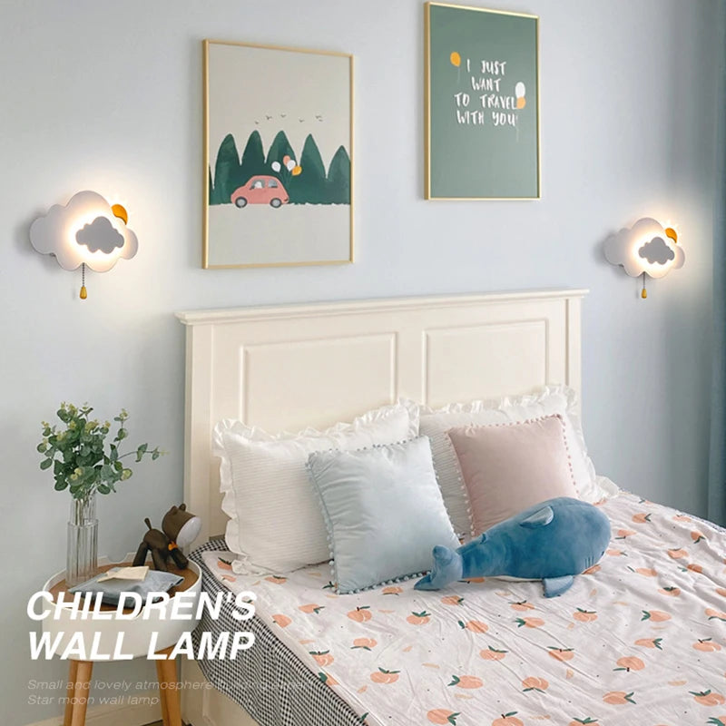 applique murale nuage design artistique pour décoration intérieure - vue 5 sur 9