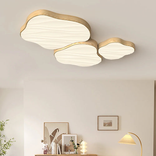 lustres en grain de bois modernes et simples pour éclairage domestique - vue 2 sur 14